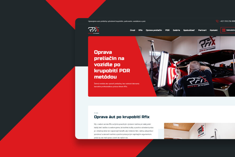 Hlavný obrázok z projektu Oprava áut po krupobití