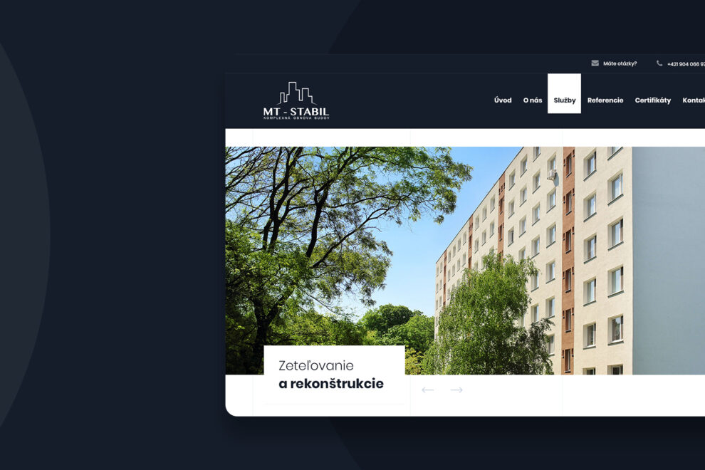 Hlavný obrázok z projektu MT Stabil