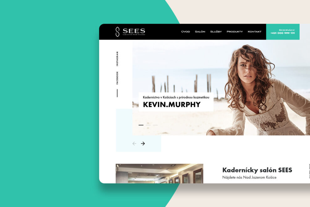 Hlavný obrázok z projektu SEES Hair